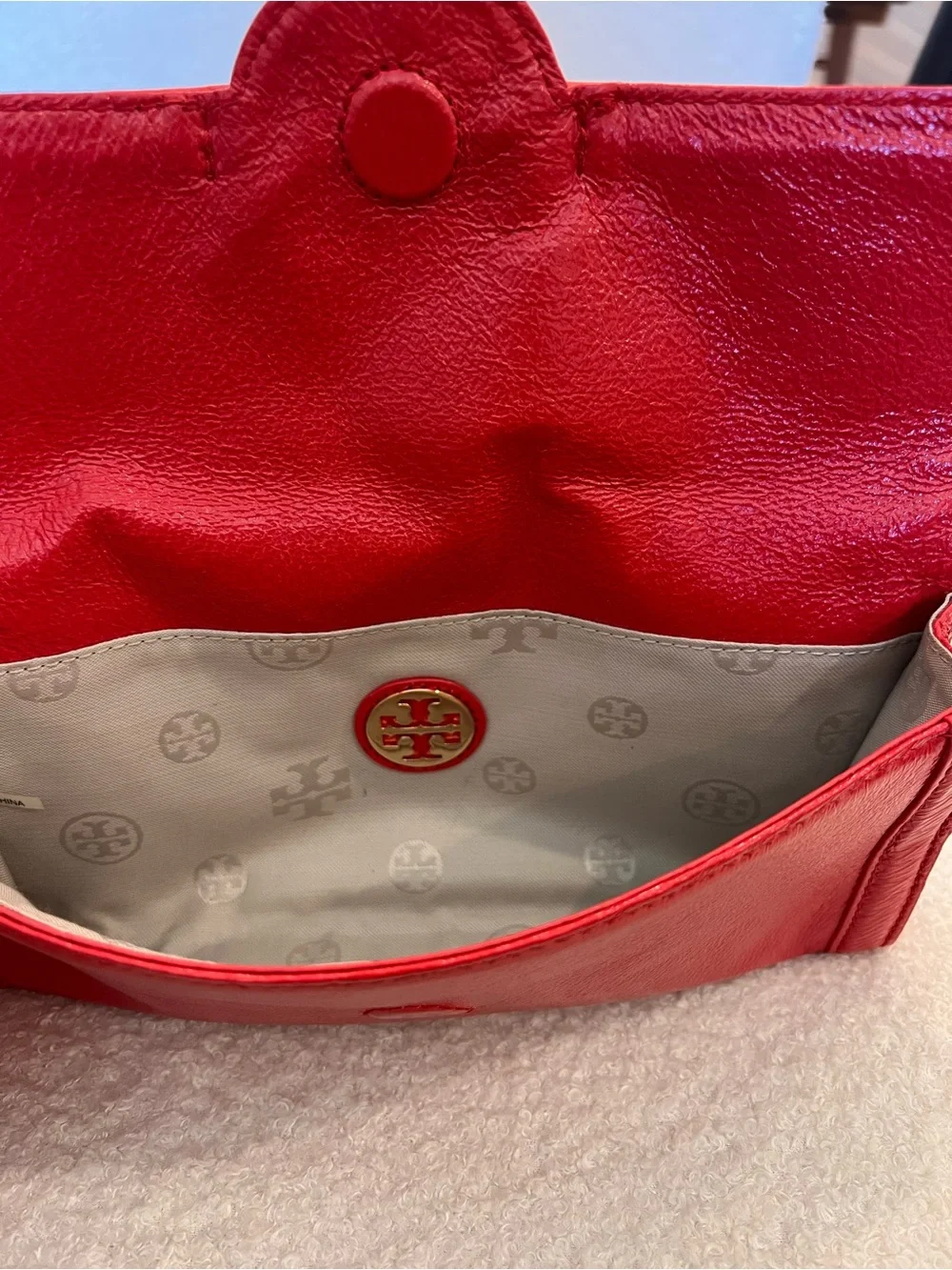 Tory Burch bright red